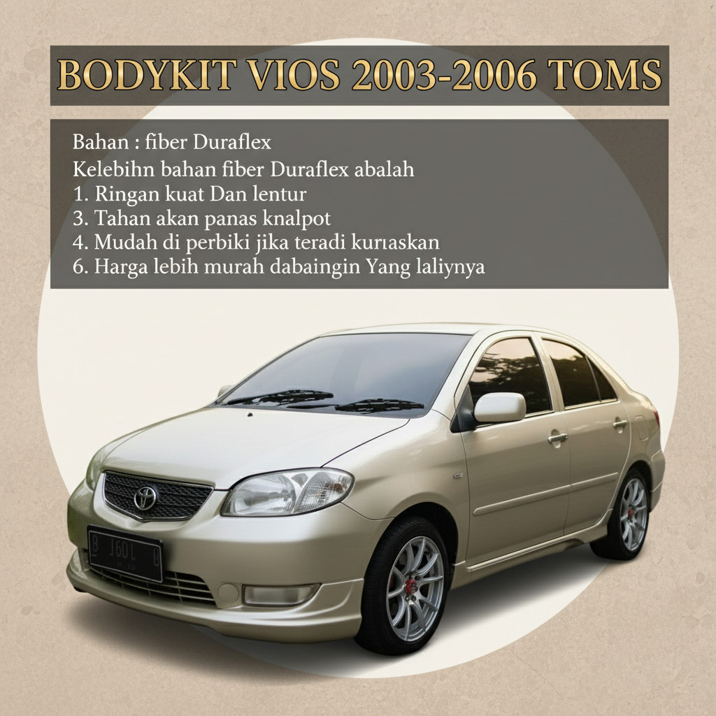 Bodykit Vios Toms 2003-2006 bodikit VIOS body kit VIOS
