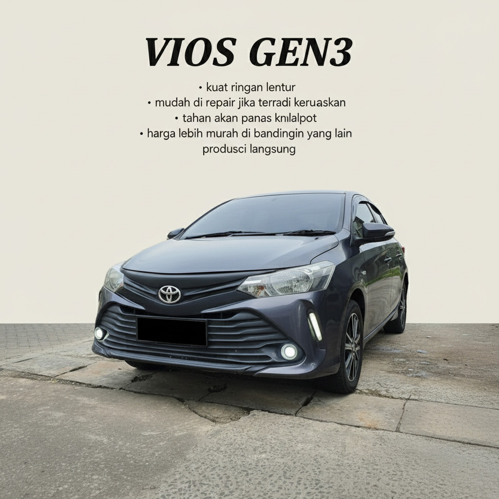 bodykit vios gen 3 facelift full bamper BODYKIT VIOS 2012-2015