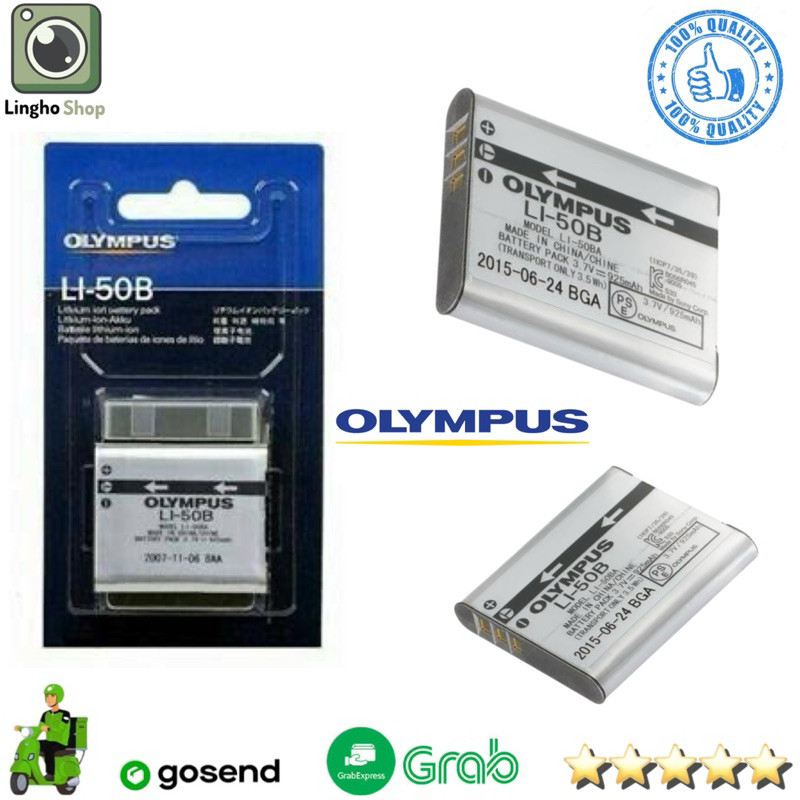 Baterai Olympus Li-50b For Charger Li-50c Battery Camera Olympus