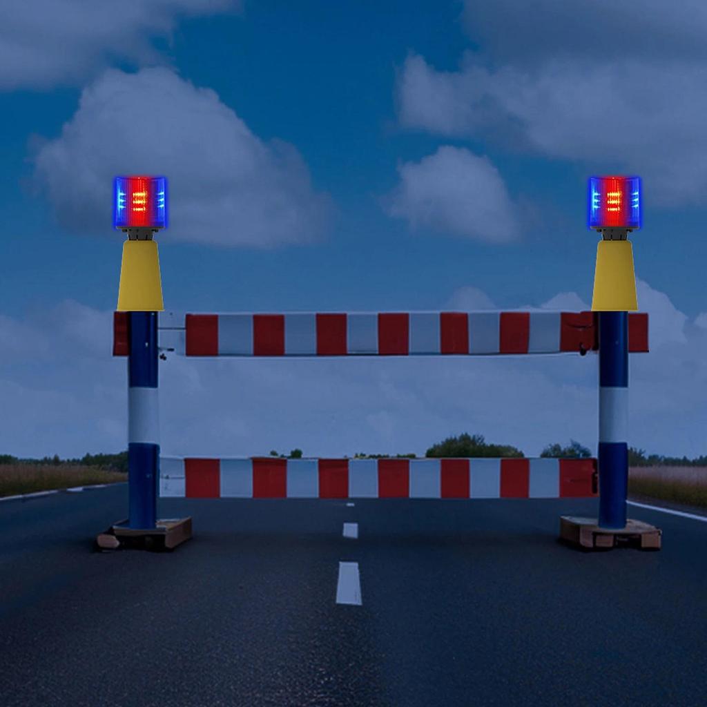 Solar Traffic Tower Crane ning Light Traffic Alarm Light Tower Crane Lamp for Construction Traffic F