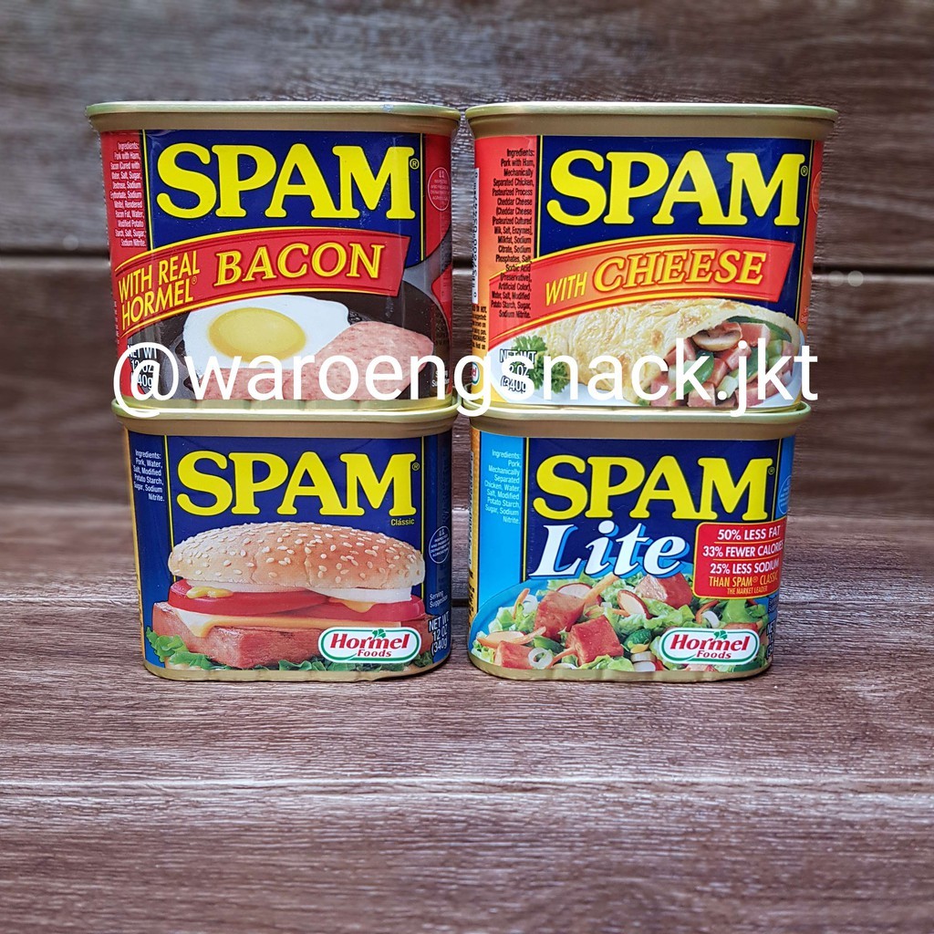 HORMEL SPAM USA 4 VARIANTS | LUNCHEON MEAT NON HALAL