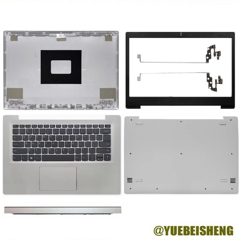 New Silver For lenovo ideapad 130S-14 130S-14IGM 120S-14 120S-14IAP LCD Back Cover /Bezel /palmrest 