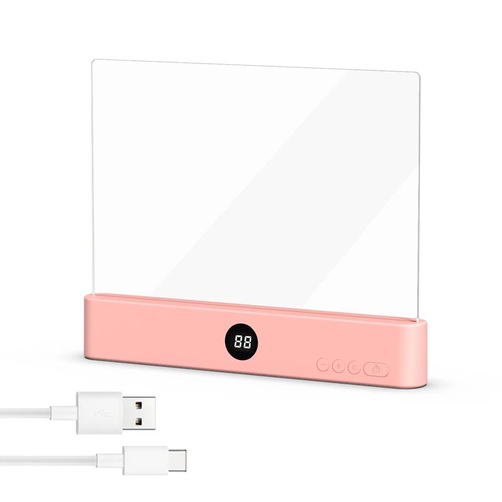 LED Flat Panel Night Vision Reading Light Eye Protection Reading Light Usb Charging Student Night Re