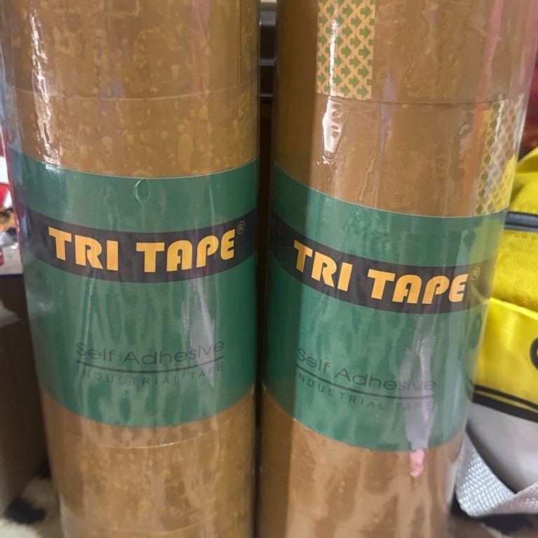 lakban tri tape harga per pack isi 6 pcs
