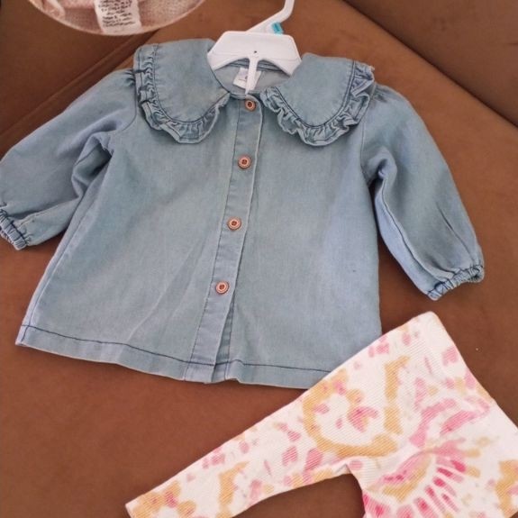 PL SET ATASAN JEANS WASH BRAND LITLE KOALA