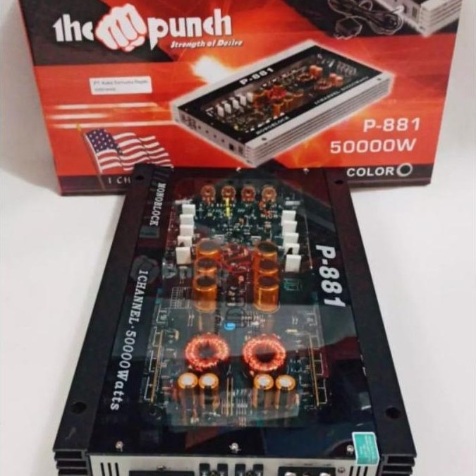 power amplifier monoblock the Punch P-881 berkualitas