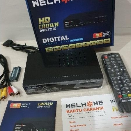 DORRLASTORE SET TOP BOX WELHOME SET TOP BOX DVB T2 MSTAR 01 02 03 DVBT2 TERMURAH