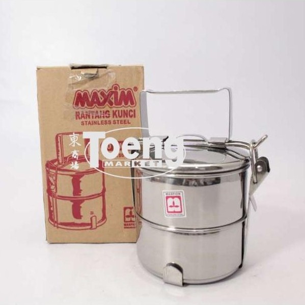 BIG PROMO RANTANG 10CM SUSUN 2 (KUNCI) SS / RANTANG STAINLESS SUSUN 2 MASPION
