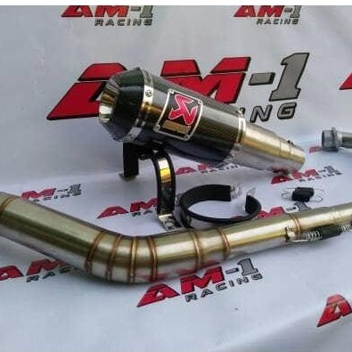 Knalpot Akrapovic Gp M1 Lorenzo Mx King 150/Mx New 135/Lama/Las Cacing