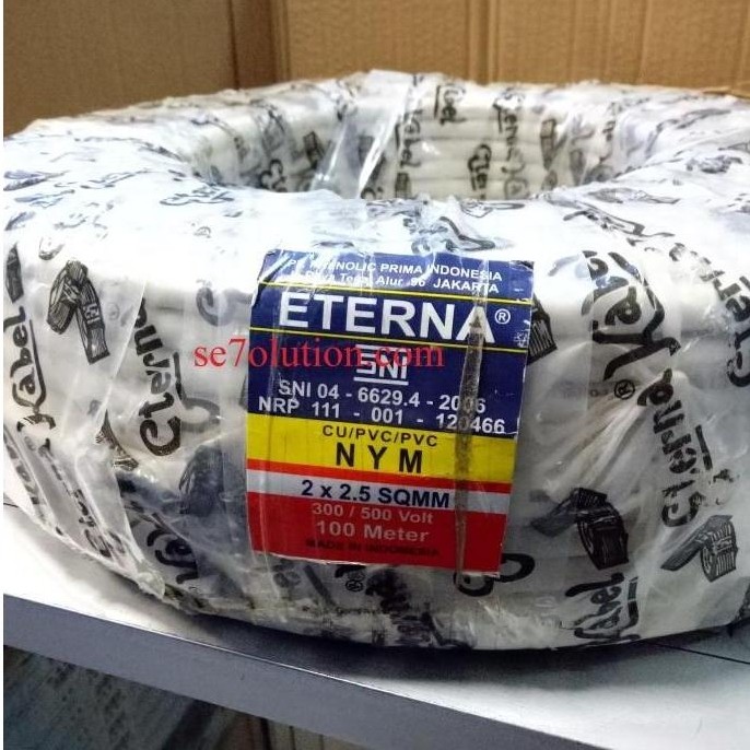 Eterna Kabel NYM 2x2.5 Per Meter