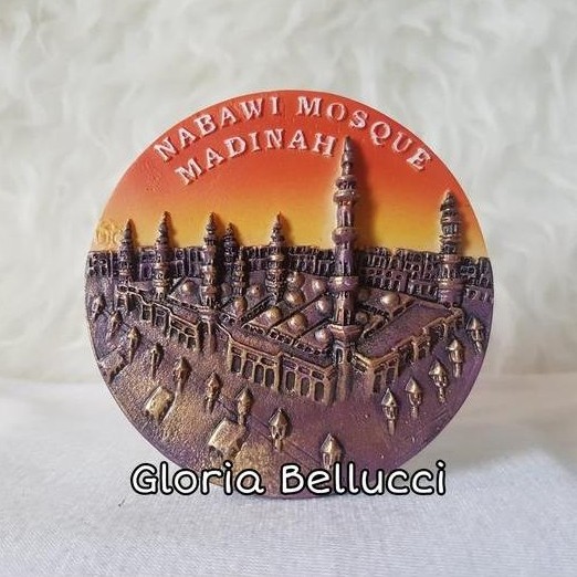 SOUVENIR MAGNET KULKAS NEGARA MADINAH ARAB SAUDI NABAWI