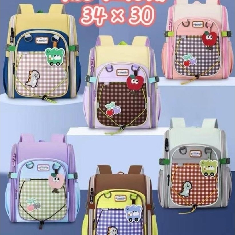 Tas Import Premium Model Tabung TK SD Kelas 1