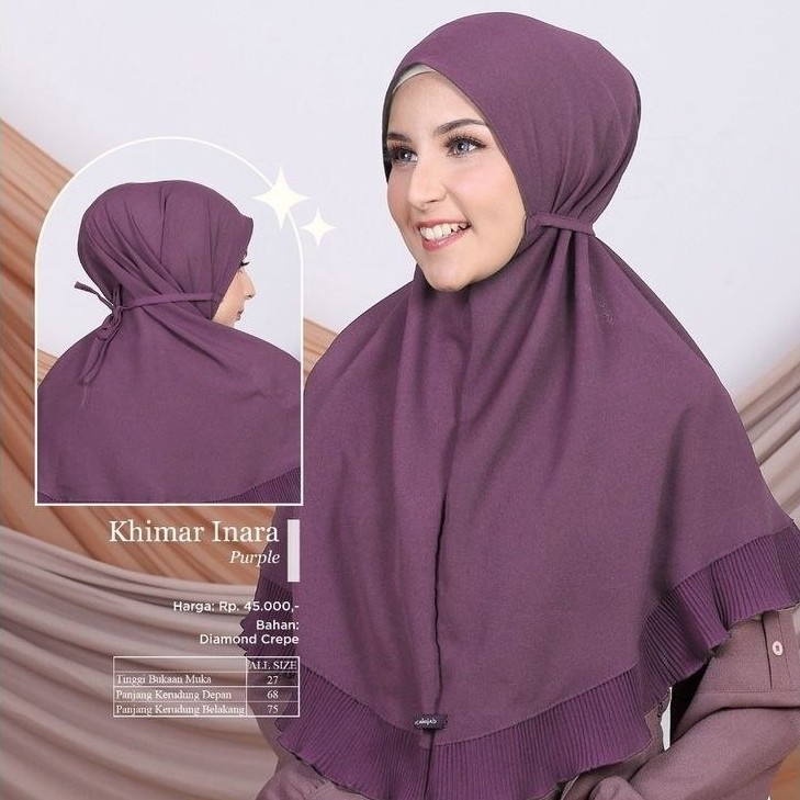 (COD) READY TERMURAH SARIMBIT/ COUPLE KELUARGA BY ETHICA HIJAB KHIMAR INARA