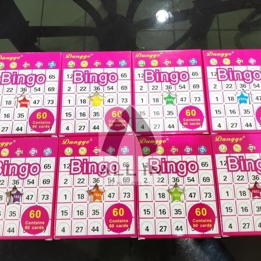 Bingo Card / Kartu Bingo 60 pcs