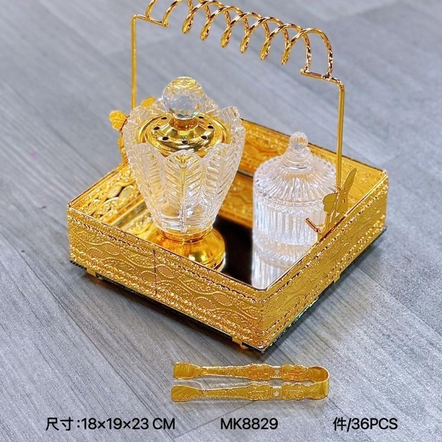 MABKHARA SET CRYSTAL BARU MEWAH MABKHARA CRYSTAL STEENLISH STEEL MEWAH