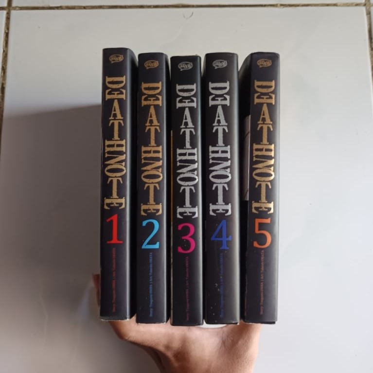 KOMIK DEATH NOTE VOL.1 - VOL.5 SUB INDONESIA