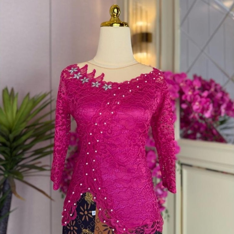 Termurah !! Kebaya Payet Mutiara Fatmawati 3/4-7/8 (Kebaya Saja)