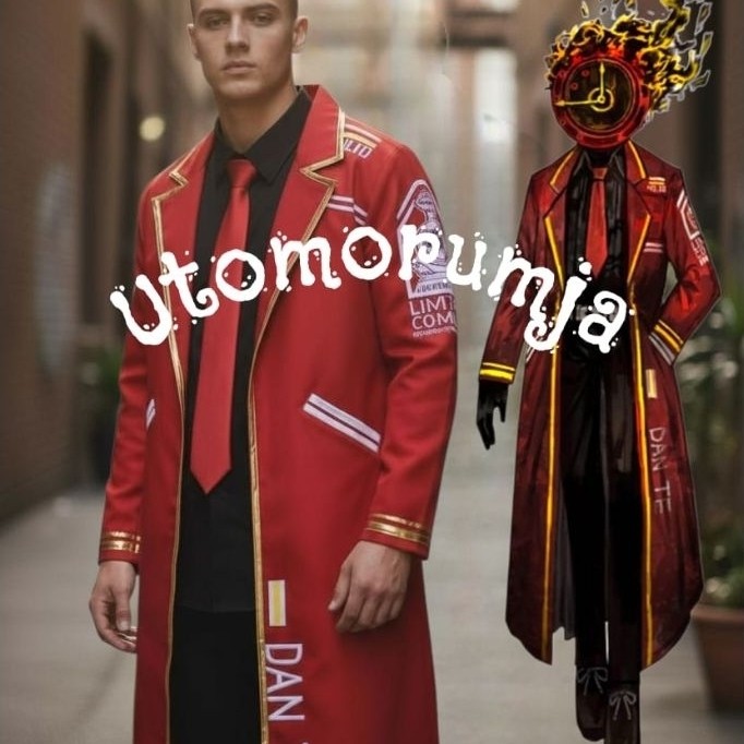 Utomo Rumja kostum cosplay dante dan te limbus company