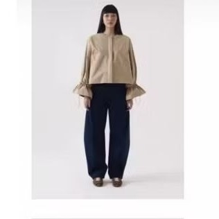 NASL by Nagita Slavina Jacket Khaki Layer Pleats