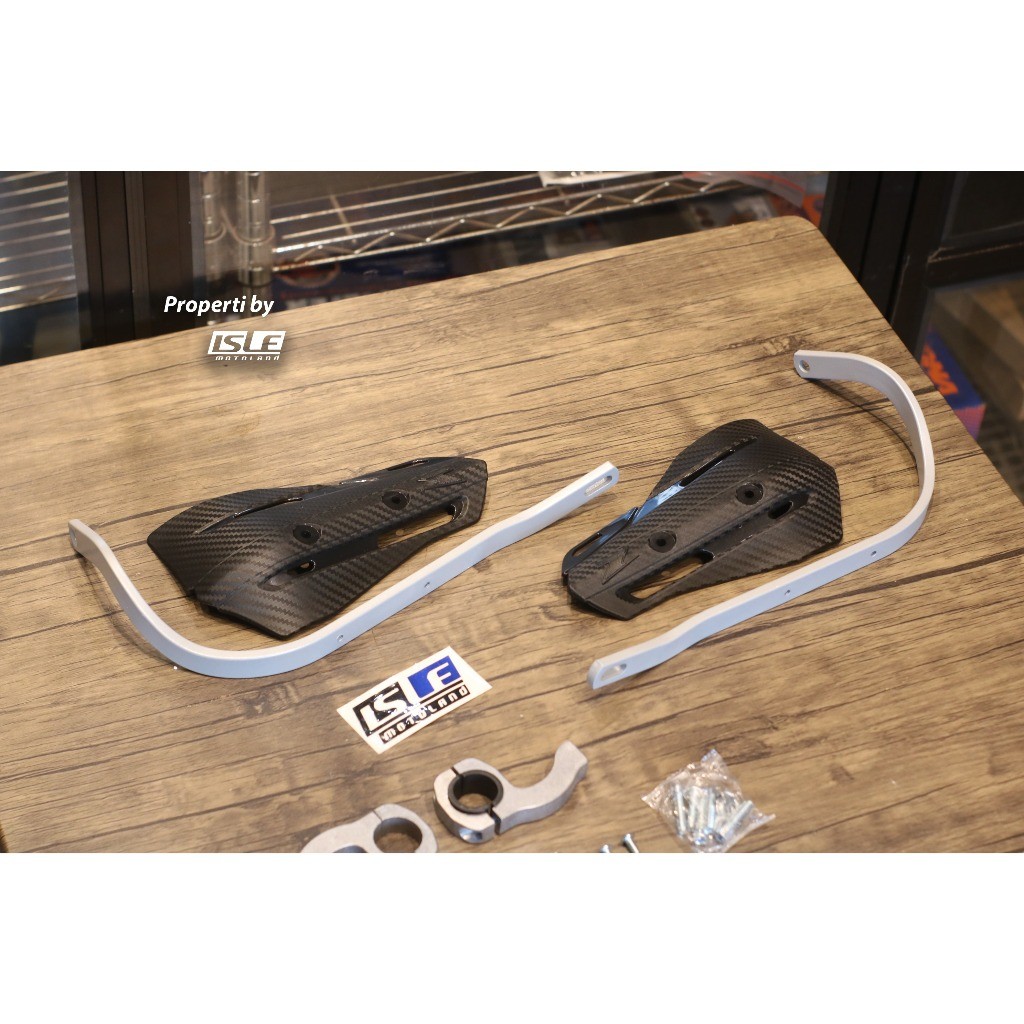 Handguard Pelindung Tangan Motor Carbon KLX, CRF, WR, 150 / 155 / 230 / 250 Minnamoto