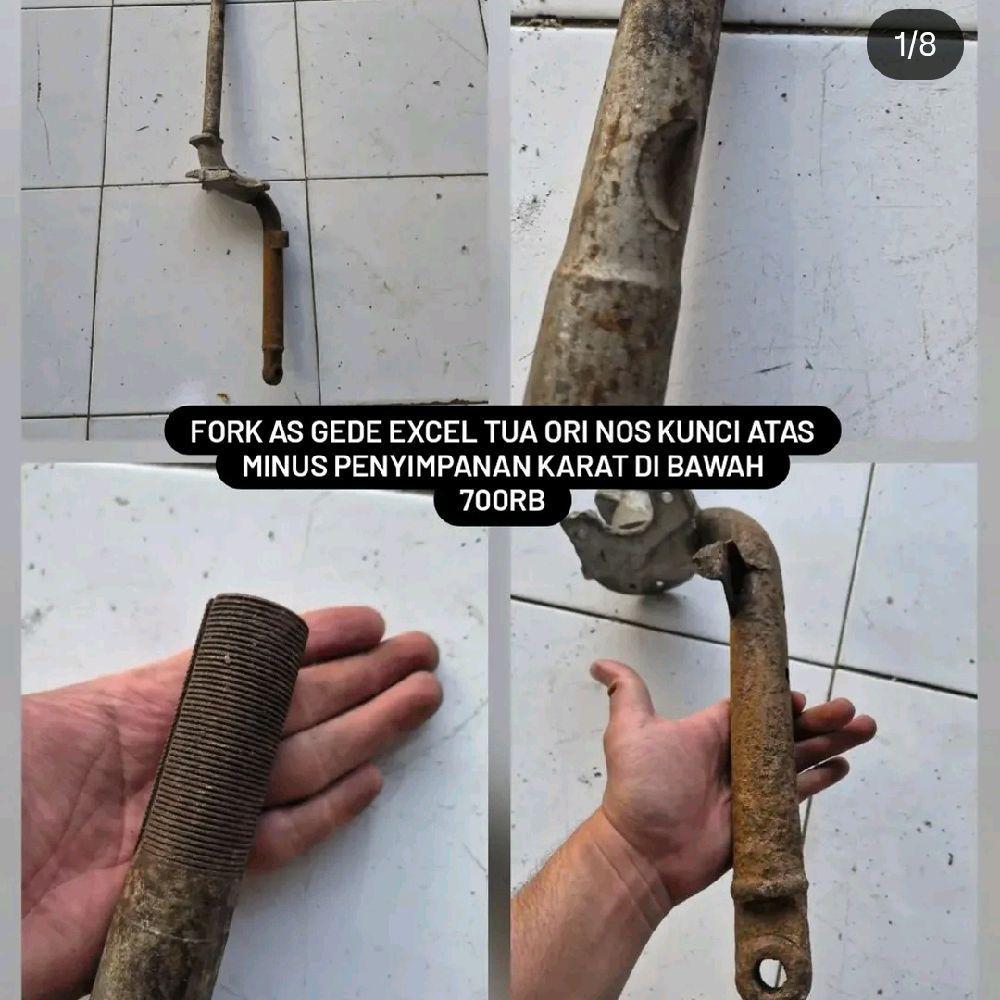 satu biji fork as gede vespa excel tua spartan kuncian atas ori nos bukan bekas ada minus bawahan