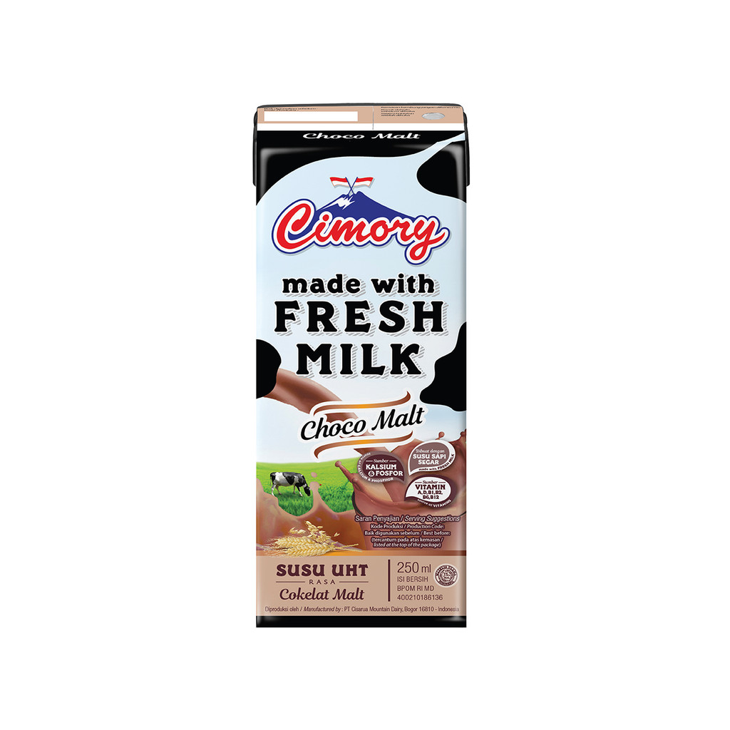 CIMORY UHT MILK CHOCO MALT 250ML
