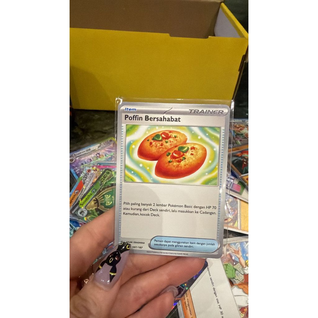Kumpulan Pokemon Card Item Poffin Bersahabat MA3 153/193 ID - Buddy Buddy Poffin 184/217 - Poffin Be