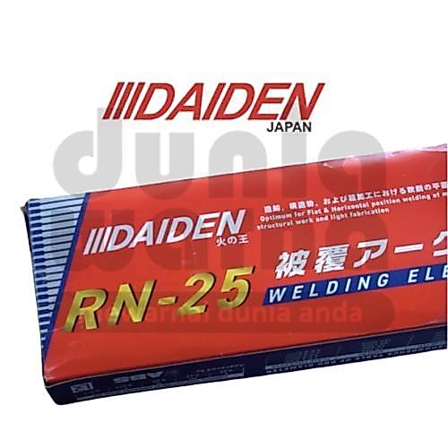 Daiden Rn25 Aws E6013 Kawat Las Mma Rn 25 E 6013 Opsi 2Mm 2Kg/2.6Mm 5Kg/3.2Mm 5Kg / 2 / 2.6 / 3.2 Mm