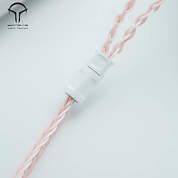 Grosir Yongse Fubuki 6N High Quality 8 Strands Silver Plated Single Crystal Copper Earphone Iem In E
