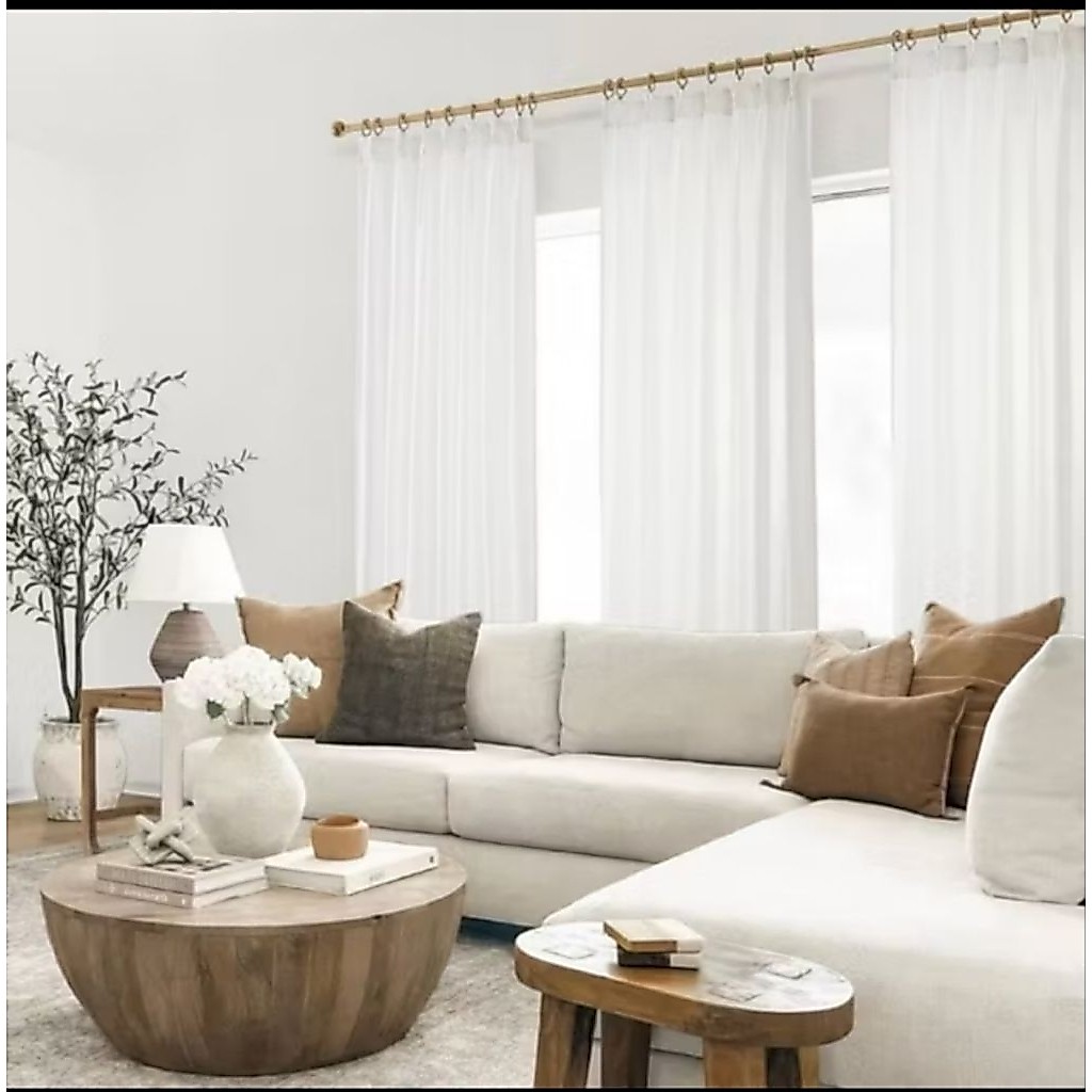 vitrase gorden putih polos premium gorden vitrase