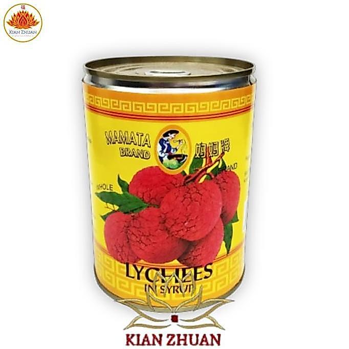 Mamata Aneka Buah Kalengan / Longan/Lengkeng / Lychee/Leci