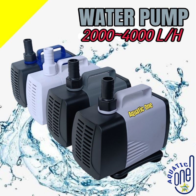 WATERPUMP - MESIN POMPA AIR KOLAM AQUARIUM 2000 3000 4000 L/H Lph liter perjam water pump filter sub