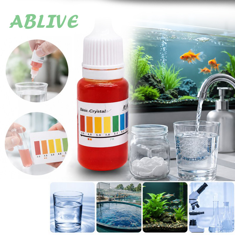 10ml Cairan Ph Tester Ph Tetes Air Water Ph Test Liquid Untuk Tes Ph Air Alkali Cek Asam Basa