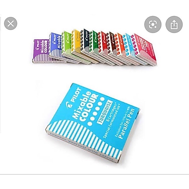 Refil cardtrige isi ulang pararell pen pilot warna
