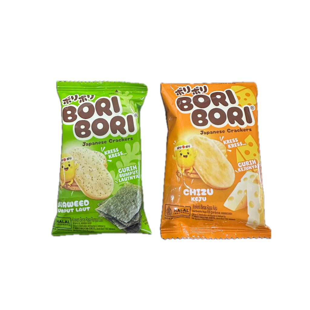 BORI BORI MAYORA RENCENG ISI 10 SNACK JEPANG KEJU SEAWEED BAYI EKONOMIS INSTAN CEMILAN ANAK MAKANAN 