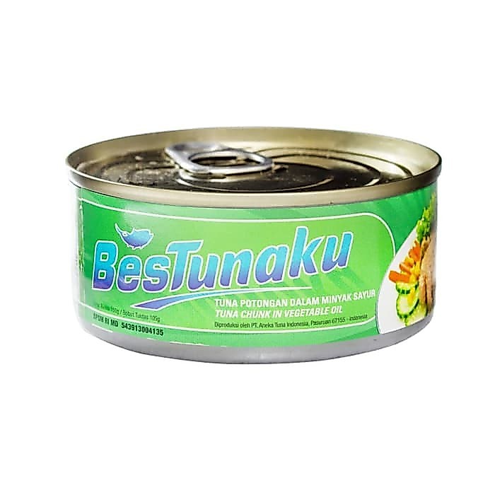 TERLARIS [HALAL] Bestunaku Tuna Chunk in Oil 150gr Ikan Tuna Dalam Kaleng Siap kirim