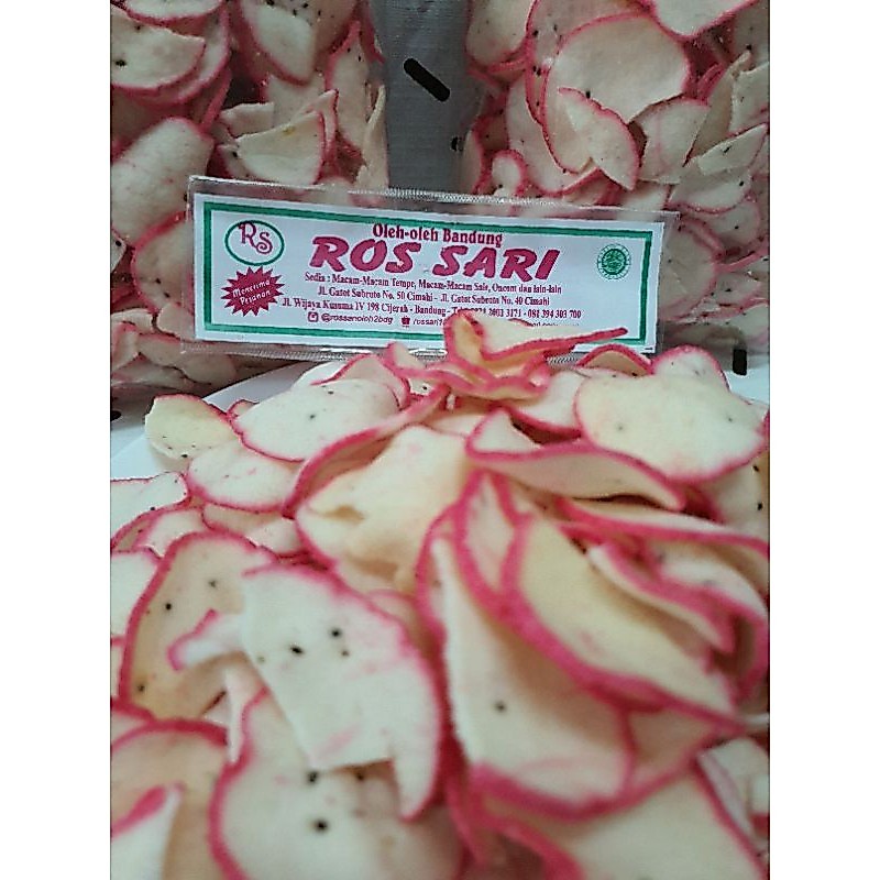 Kripik Buah Naga & Anggur 200Gr Oleh Oleh Bandung