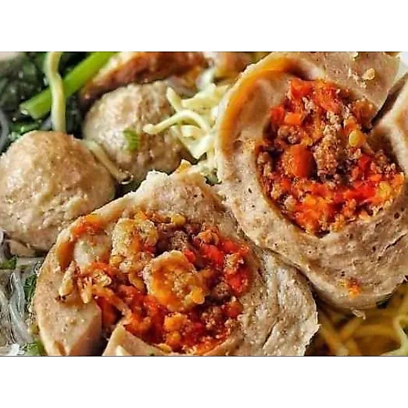Bakso Mix Bakso kecil & Bakso Mercon + Bumbu Kuah