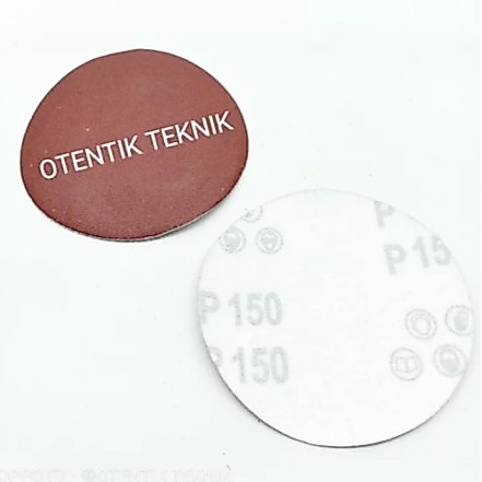 AMPLAS BULAT VELCRO 4 INCHI P150 AMPLAS BULAT TEMPEL 4 INCI GRIT P 150