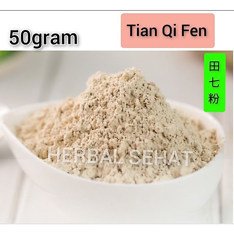 50 gram - Tienchi Powder - Tianqi Fen / Bubuk Tian Qi / Serbuk Fresh Original / Tanpa Campuran