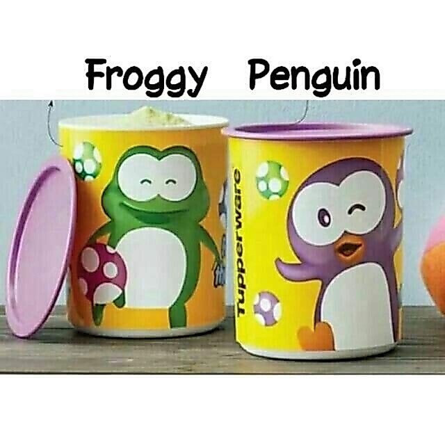 froggy canister - frogy canister - poppy canister - tiwi canister - art deco