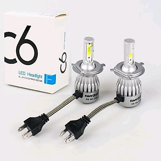 Lampu LED C6 Tipe H4 H11 H7 H1 [1Pcs]