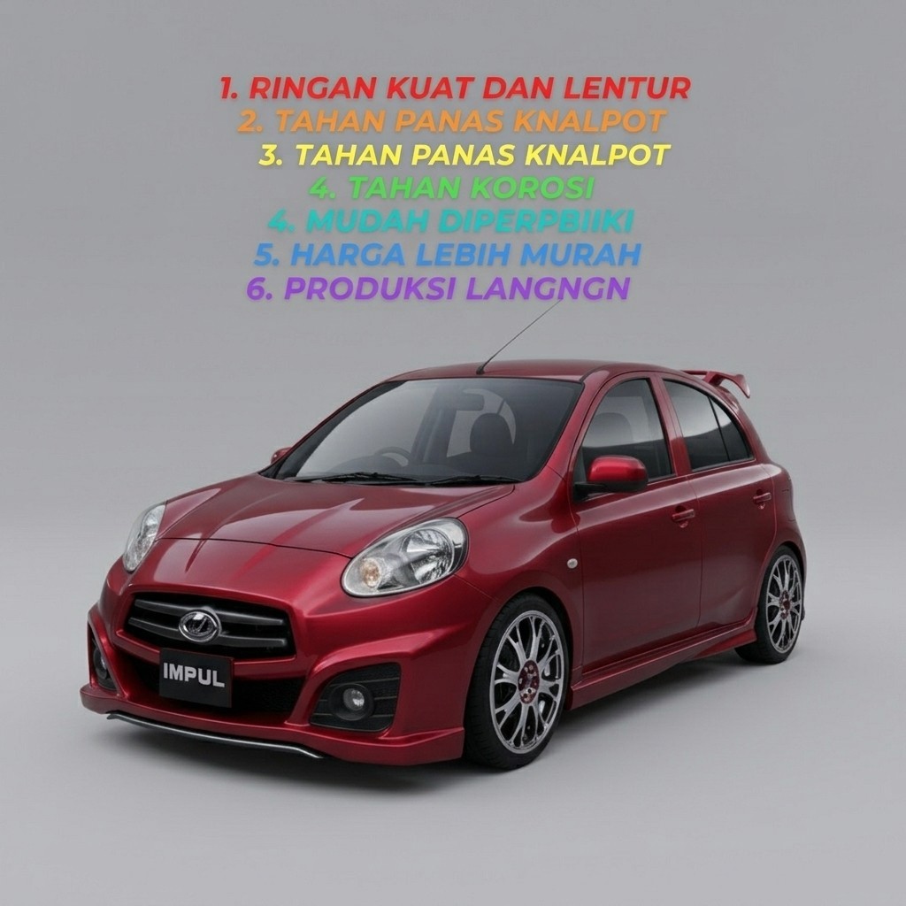 DISKON bodykit nissan march bodikit march 2009-2014