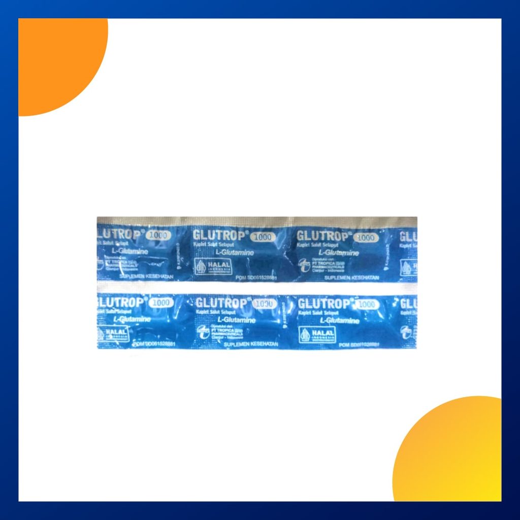 Glutrop 1000 Mg Strip 6 Kaplet
