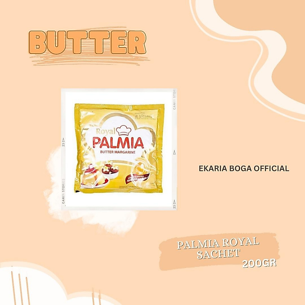 BUTTER | MARGARINE | PALMIA | ROYAL PALMIA | PALMIA ROYAL SACHET 200GR