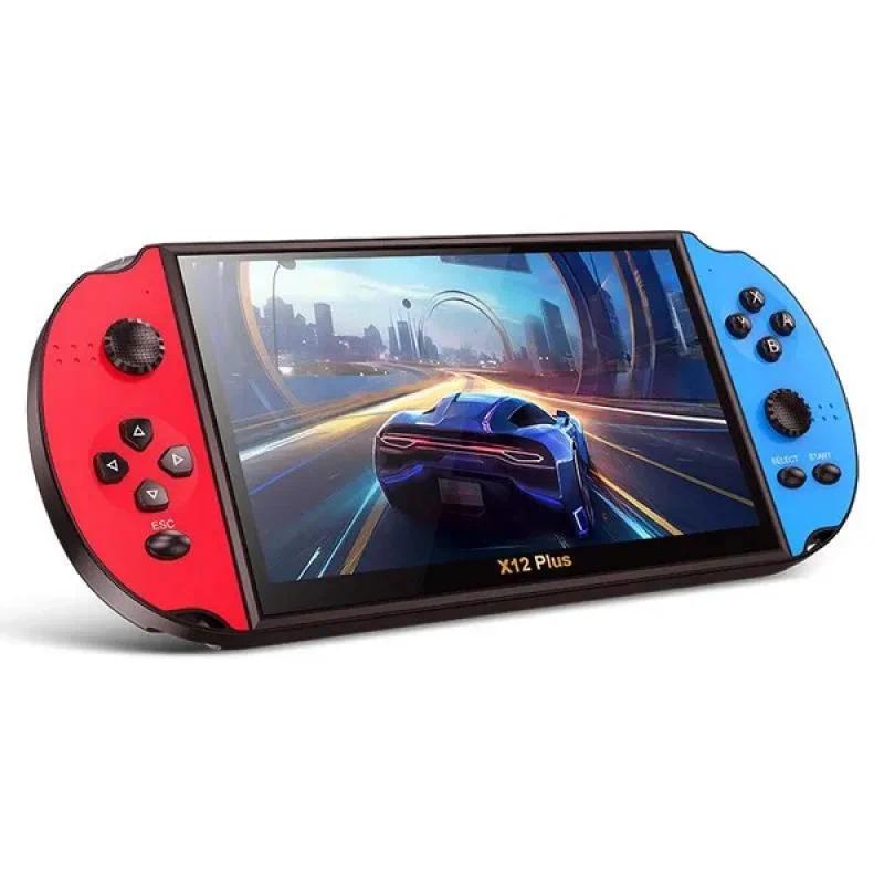 Handheld Mini Arcade 8 Emulators Retro PSP Handheld FC/ Arcade/ GBA X12 PLUS 7inch Large Screen