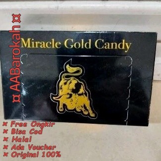 Miracle Gold Candy Permen Stamina Permen Kesehatan Permen Miracle Gold Candy Isi 30pcs Exp 2028