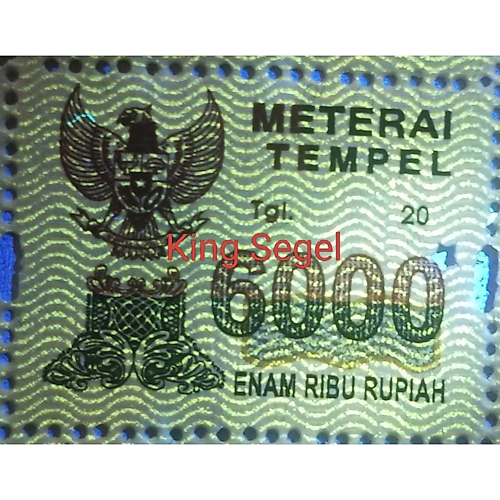MATERAI 6000 TAHUN 2003 2004 2005 ORIGINAL