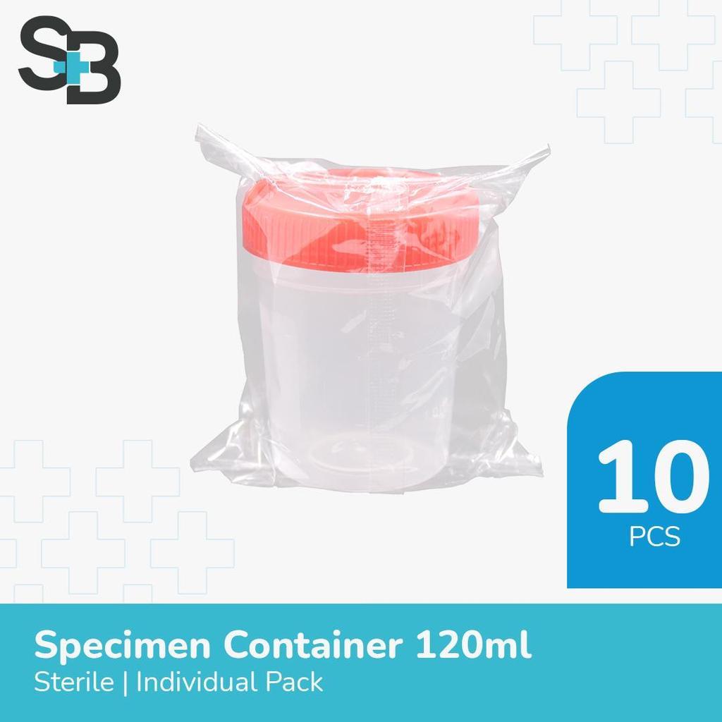 Urine Container 120ml / Specimen Container Sterile @10 pcs