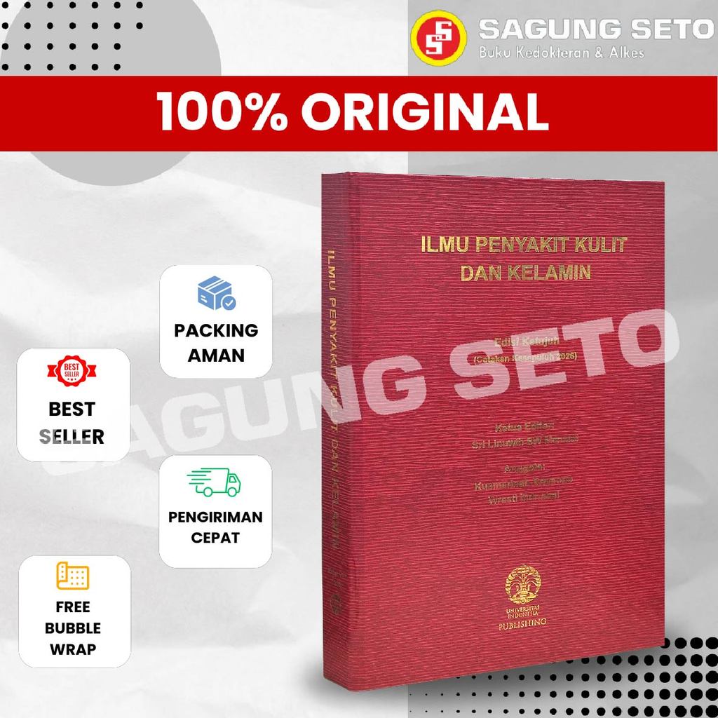 ( BUKU GEDE ) ILMU PENYAKIT KULIT DAN KELAMIN UI EDISI 7  TAHUN 2026 - KULKEL UI / BUKU KULIT UI